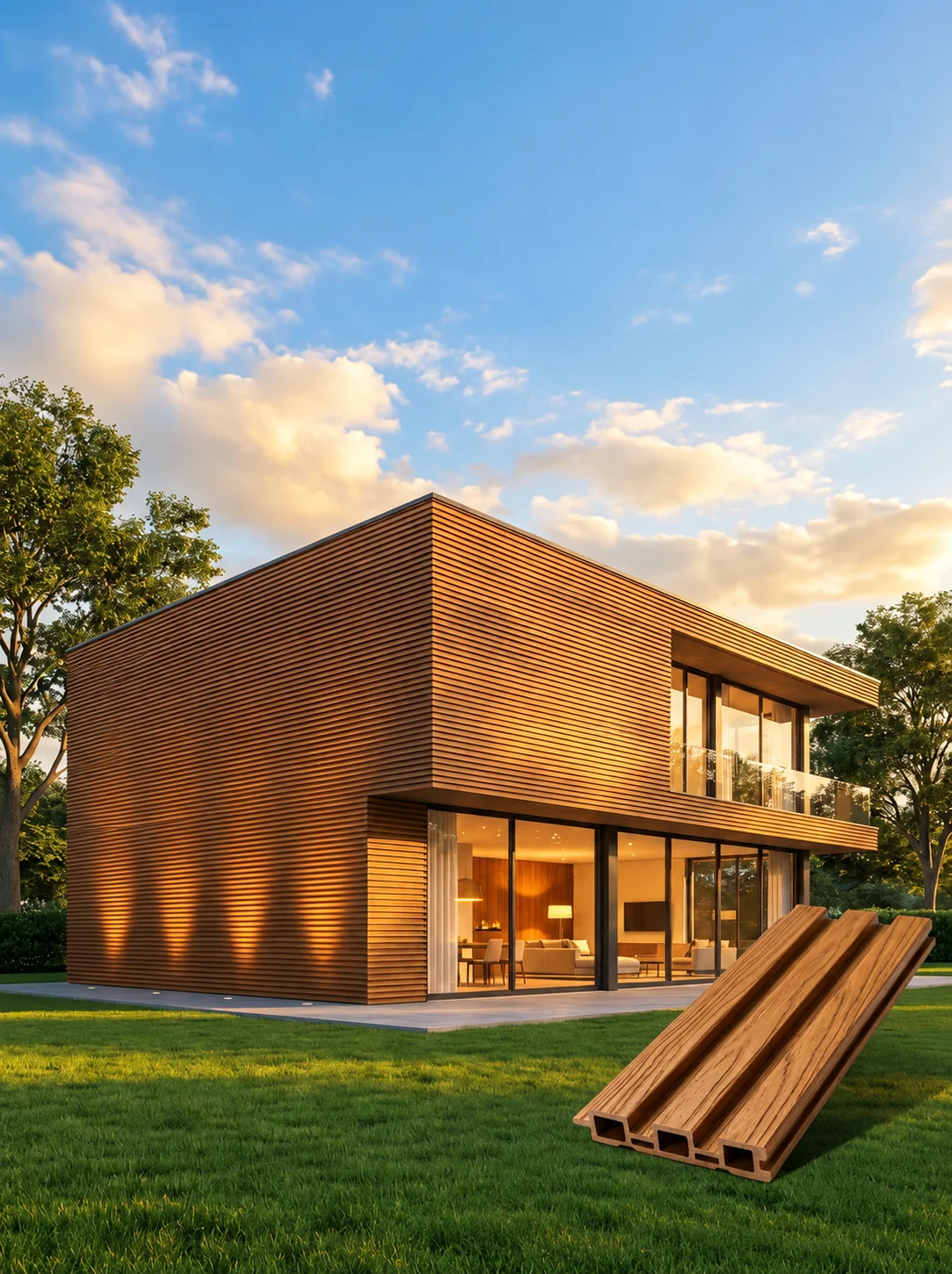 Exterior cladding illustration